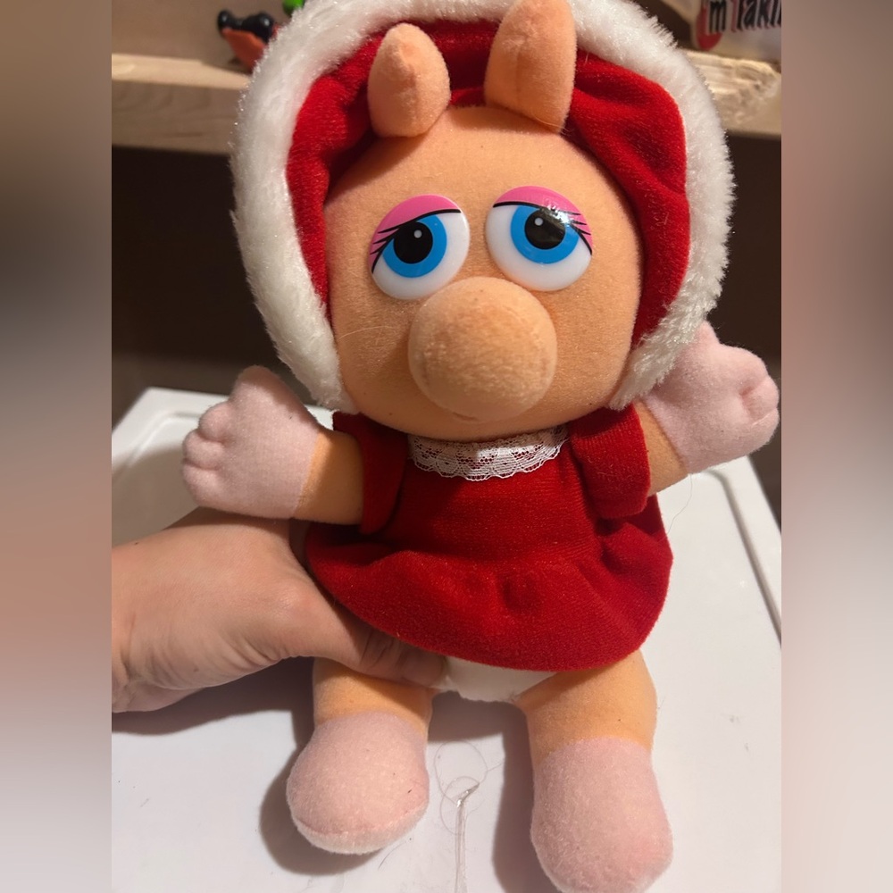 1987 baby miss piggy plush